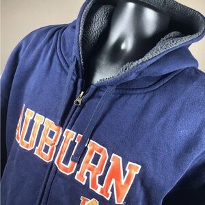 Pro Edge Auburn Blue and Orange Hoodie Men’s 2XL